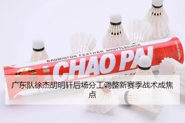 广东队徐杰胡明轩后场分工调整新赛季战术成焦点